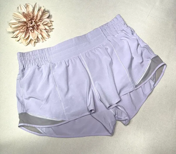Lululemon Hotty Hot High Rise Athletic Shorts Lavender Dew Purple Size 12 - Image 6
