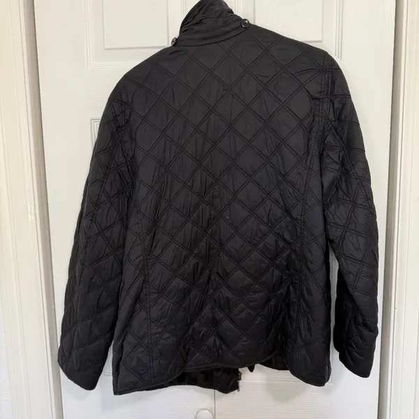 Charter Club Quilted Jacket XL Black - Image 2
