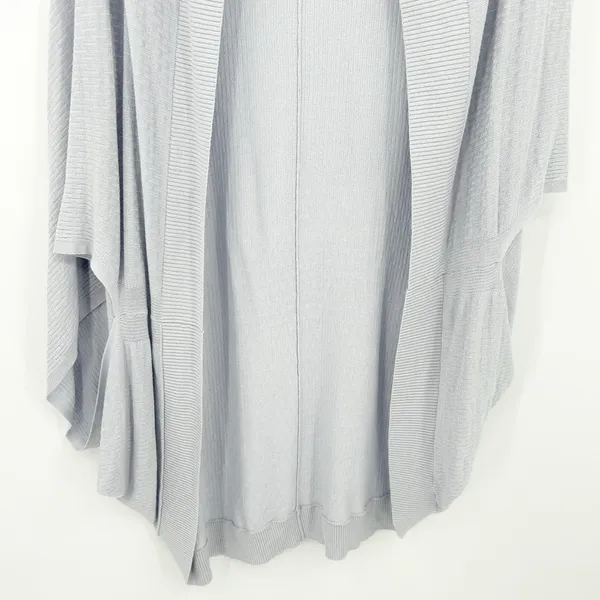 Lululemon Womens Silk Blend Open‎ Front Stillness Wrap Cardigan OS Silver Fox - Image 6