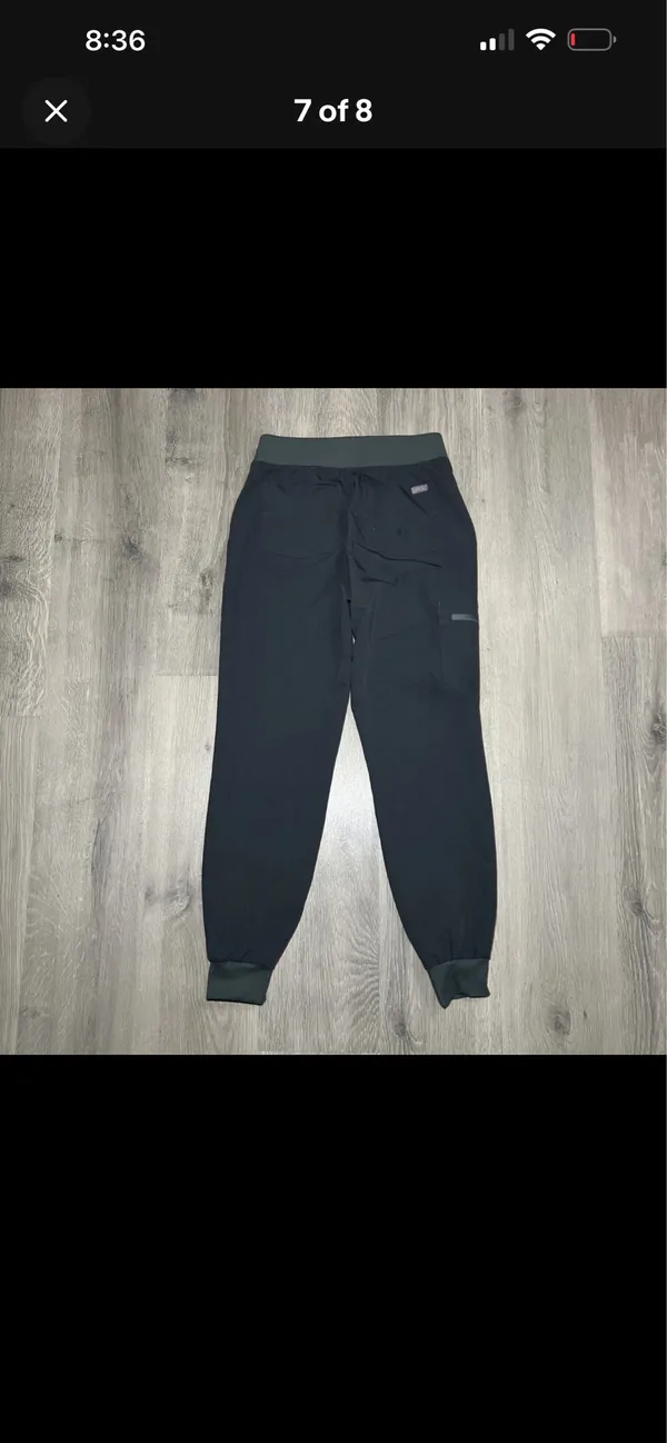 FIGS Zamora Scrub Pants Grey Jogger - Image 7