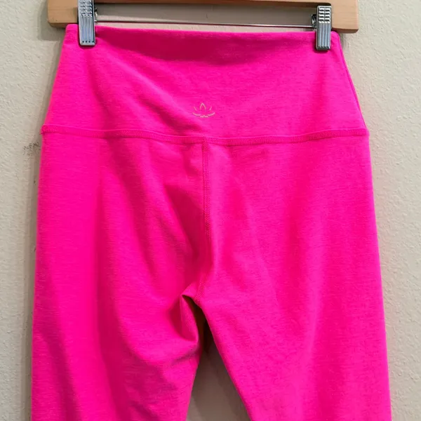 Beyond Yoga 7/8 Leggings Electric Pink Space Dye Womens Large High Waisted‎ - Image 4