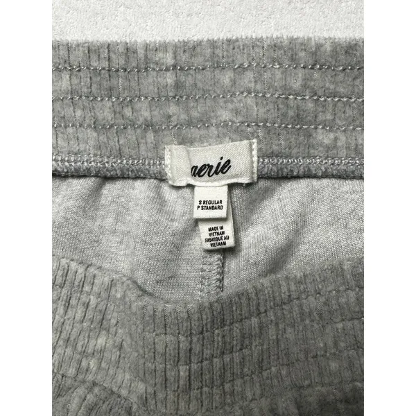Aerie Ribbed Flare Pants Gray Women’s Small Regular - Image 3