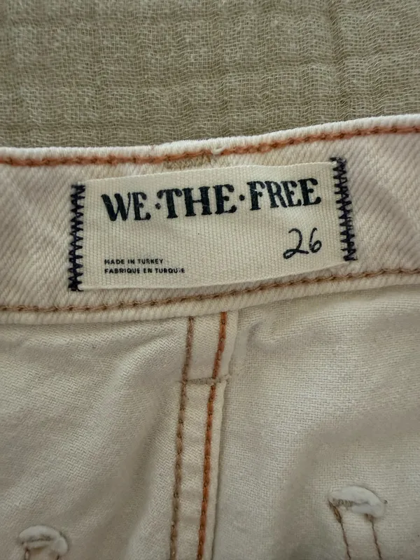 Off white Relaxed Free People Jeans - Image 3