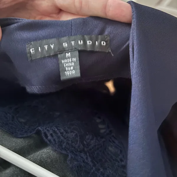Francesca's Navy Dress - Image 2