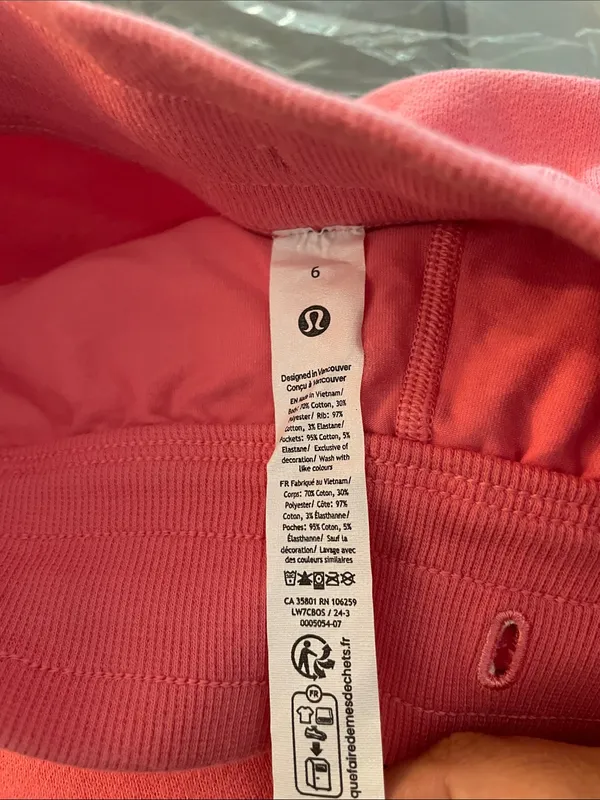 lululemon athletica Scuba High-Rise shorts Drawstring Athletic Shorts Size 6 - Image 5