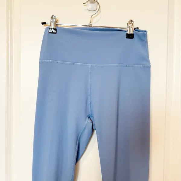 Wilo The Label Womens Ribbed Blue Leggings Size Medium Pilates Yoga Athleisure - Image 2