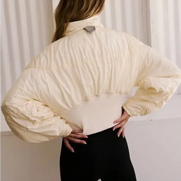 FREE PEOPLE FP Movement - Glitz Blitz Bomber Jacket in Size X-Small - Image 3