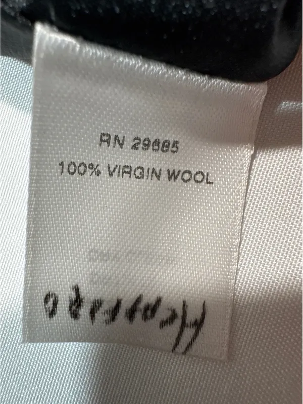 Pendleton Classic Black Virgin Wool Dress Pants Size 6 Made - Image 3
