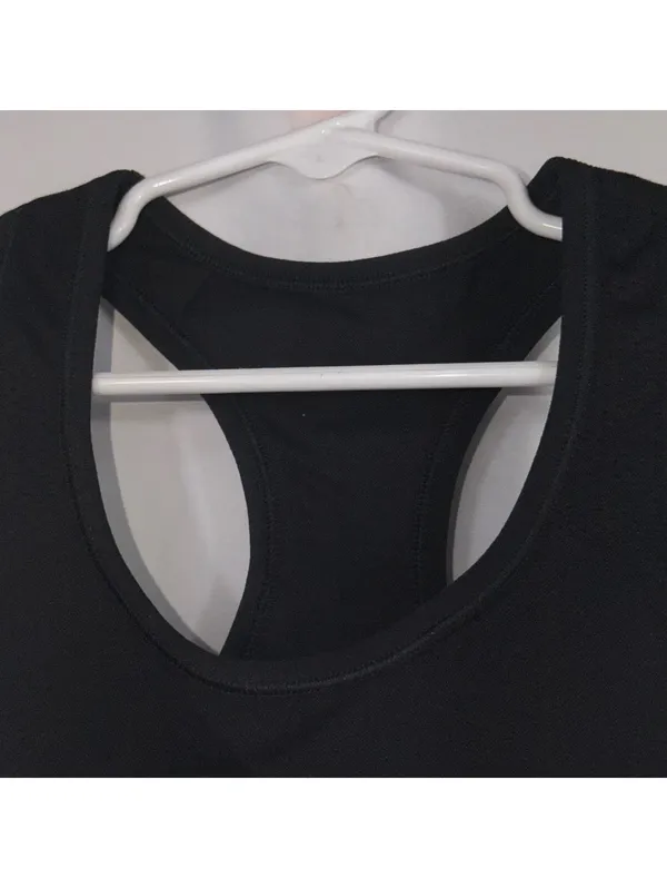 All in Motion XS Black Seamless Racer Sports Bra NWT - Image 3