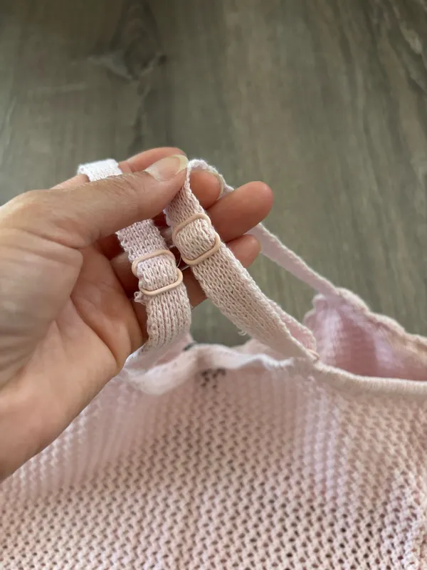 Beverly and Beck Kendra Rose Baby Pink Tank Top (S) - Image 8