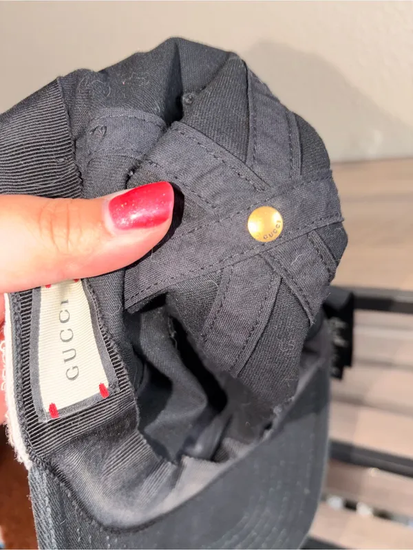 Gucci Gabardine Headband Baseball Cap - Image 5