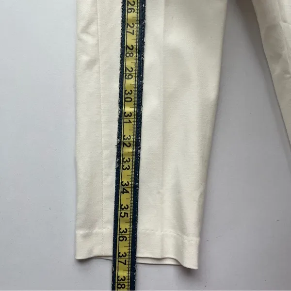 Uniqlo Women’s Cream Tailored Pants Size S (26–27” Waist) Stretch Straight Leg - Image 9