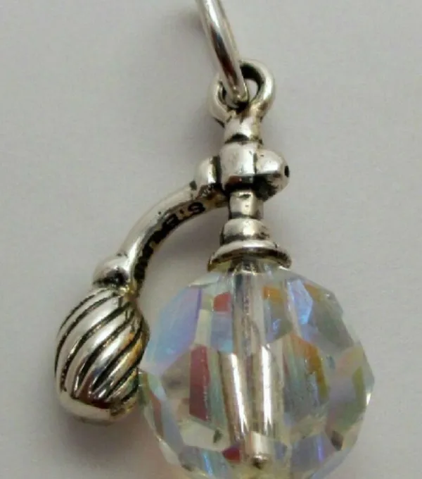 Silver and Crystal Charm Pendant - Image 3