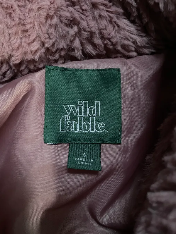 Wild Fable Fluffy Pink Jacket - Image 3