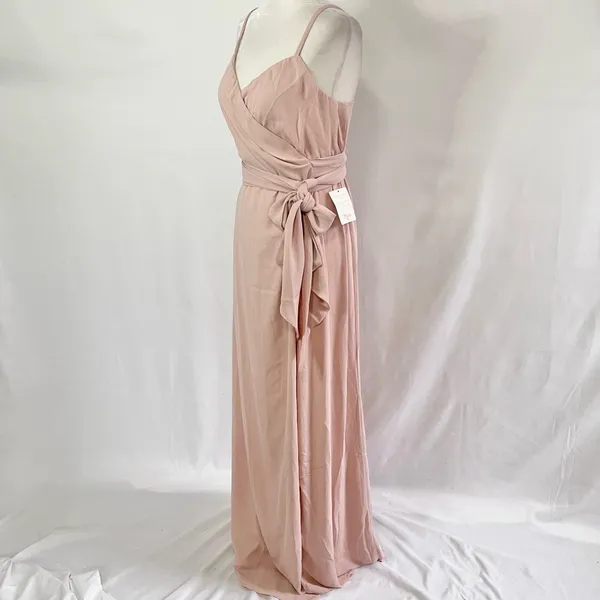 Show Me Your Mumu New Liz Maxi Bridesmaid Dress Dusty Blush Pink Size Medium - Image 11