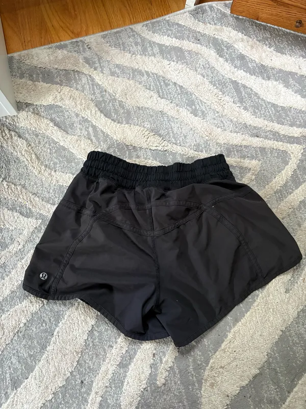 Lululemon women’s black athletic shorts 4 - Image 2
