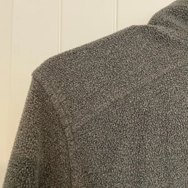 EUC | L.L. Bean women’s gray soft brushed fitness fleece‎ zip jacket — medium - Image 8
