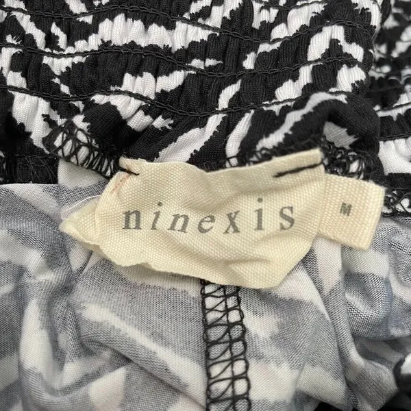 Ninexis Womens Size Medium Zebra Print Knit Maxi Slit Skirt Resortwear Mobwife - Image 8