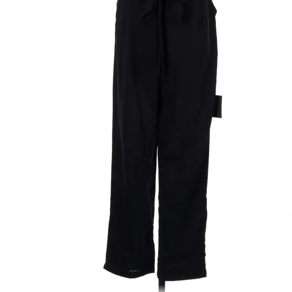 Lulus In the City Black Surplice Sleeveless Jumpsuit Small Minimalist - Image 4