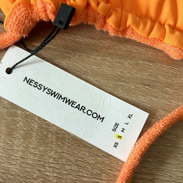 Nessy swimwear terry cloth bikini top - Image 4