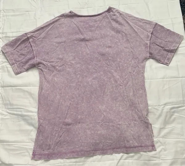 Boutique Purple Oversized Tee - Image 3