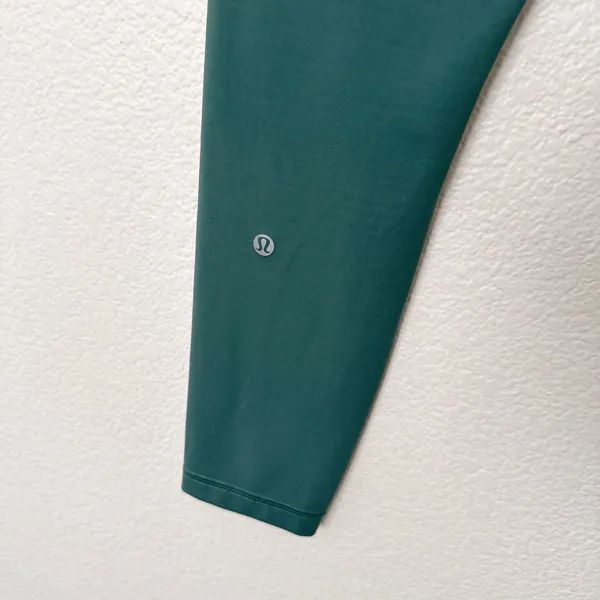 [Lululemon] Medium Teal Green Wunder Train High Rise Tight Leggings 25" Size 8 - Image 9