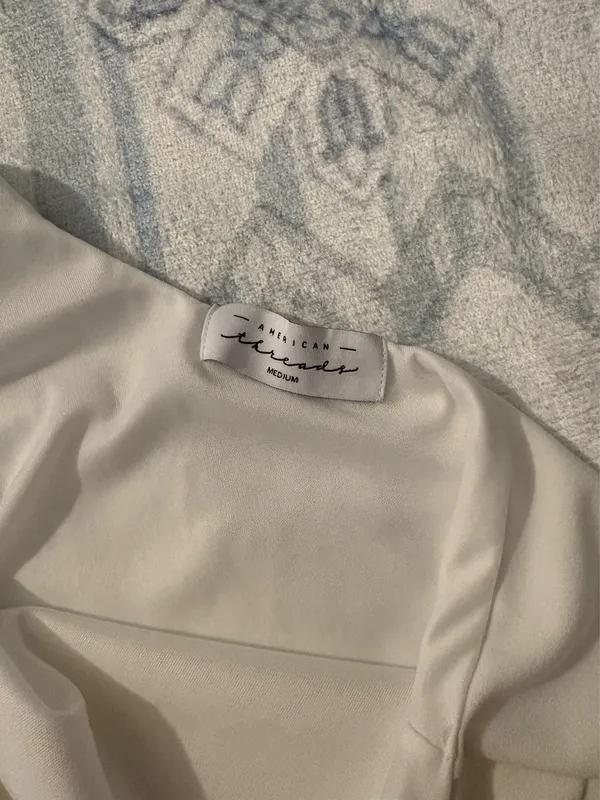American Threads Dress Mini White - Image 3