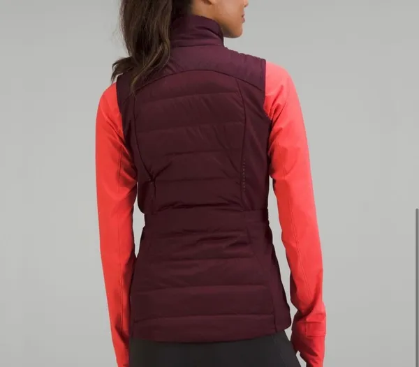 down for it all vest NWT in cassis size 4 with one bag - Image 8