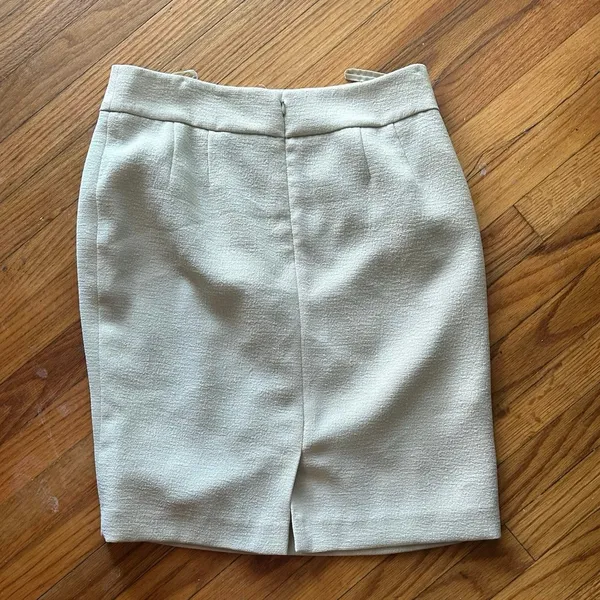 Anne Klein Light Green Lined Skirt – Size 8 Career Preppy - Image 3