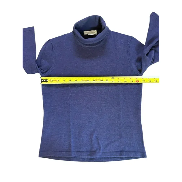 Brooks Brothers Cashwool Soft Ribbed Knit Turtleneck Sweater Womens Small - Image 6