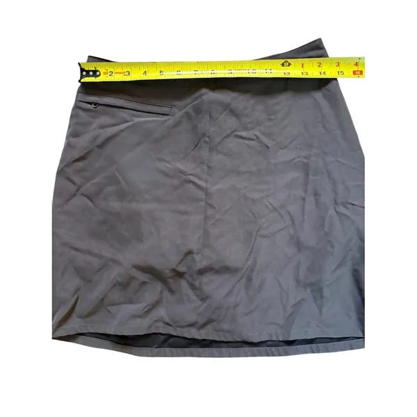 Patagonia Duway Skirt Skort Gray Side Zip Tennis Golf Womens Size 6 - Image 7