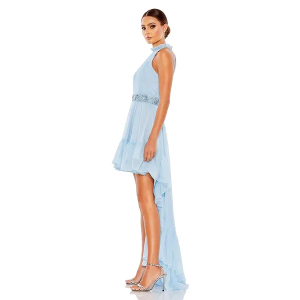 Mac Duggal 68029 Halter Neck High Low Gown NWT‎ - Image 2