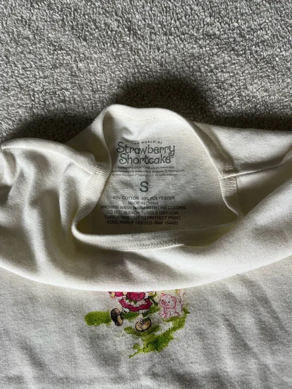 Strawberry Shortcake Short Sleeve Tee White - Image 3