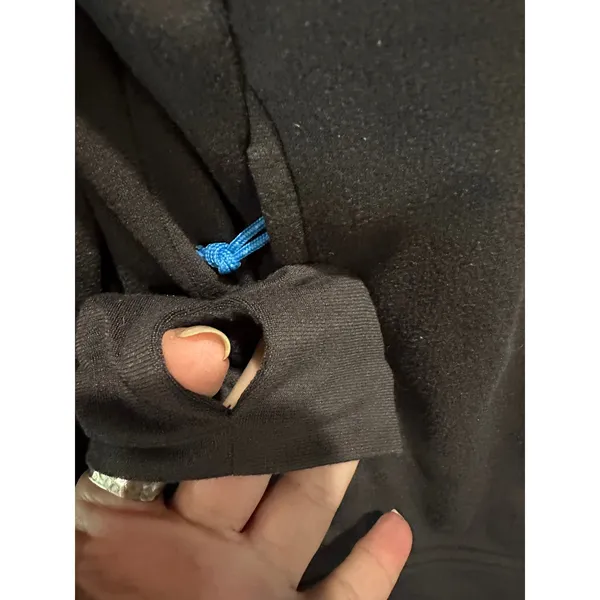 Arc’teryx Delta Charcoal Gray Full Zip Fleece Jacket M Outdoor Layering Hiking - Image 7