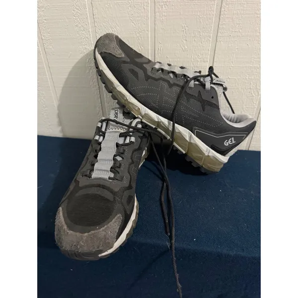 ASICS Gel-Quantum 360 6 Womens Running Shoes Black Grey 1202A166 Size 10 - Image 2