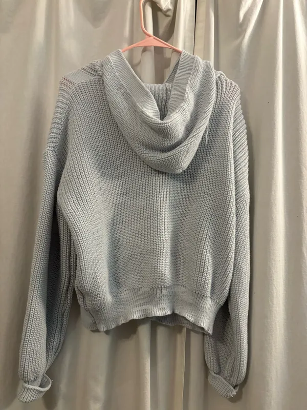 grey sweater jacket Gray Size XS - Image 2