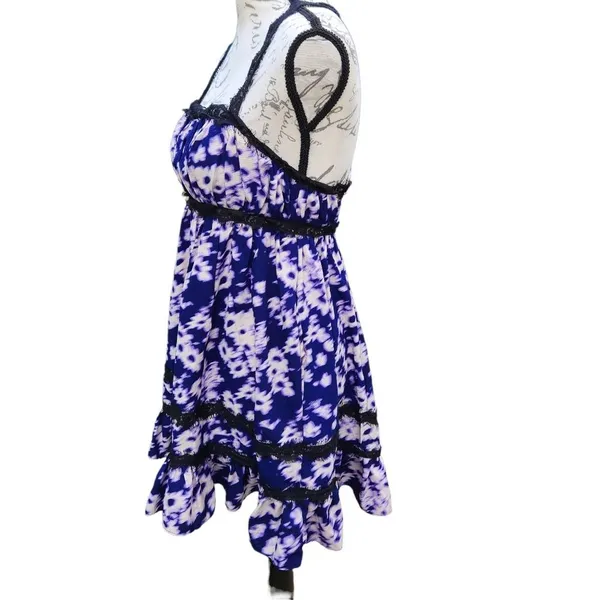 Urban Outfitters NWT Eliana Strappy Back Floral Babydoll DRESS Small‎ - Image 5