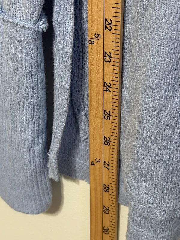 Free People We The Free Snowy Thermal Top Size Large in Baby Blue - Image 8