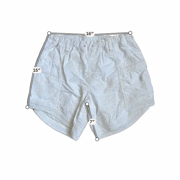 Free People Gonna Love Me Eyelet Shorts White Medium Soft Feminine Cargo Lace‎ - Image 5