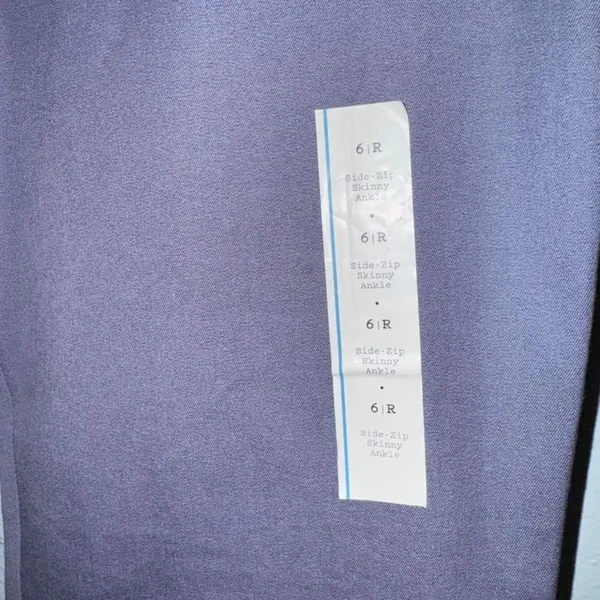 A New Day‎ Womens Side-Zip Skinny Ankle Pants Slate Blue Size 6 Regular NWT - Image 2
