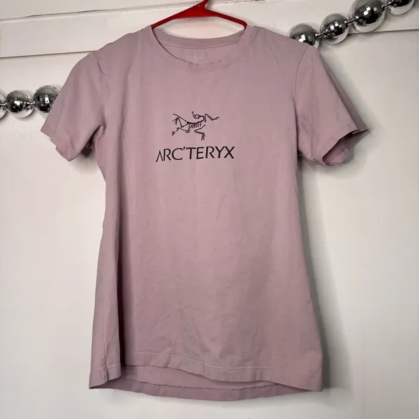 Arc’teryx Arc’word Cotton T-Shirt Women’s Mauve Pink Top - Image 2