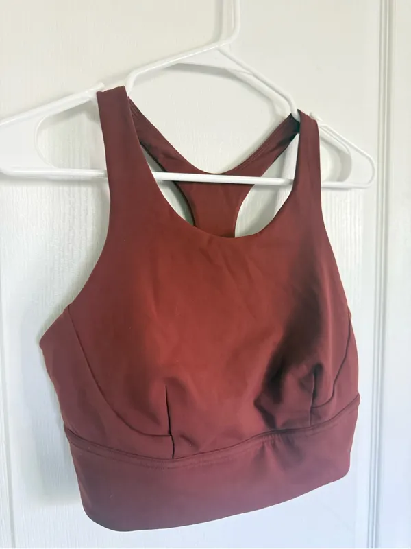 Lululemon Wunder Train Longline Bra *Medium Support, C/D Cup Date Brown - Image 5