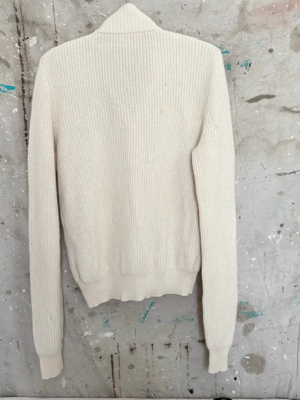 Tory Burch Cashmere Ribbed Cardigan - Image 7