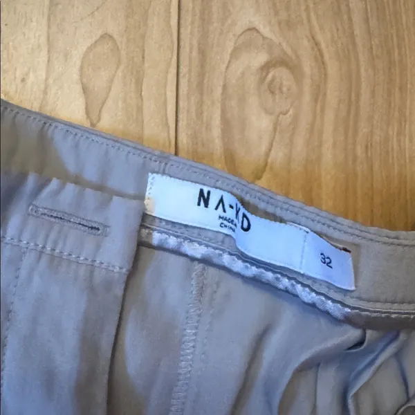 Women's Gray Wide-Leg Pants - Image 2