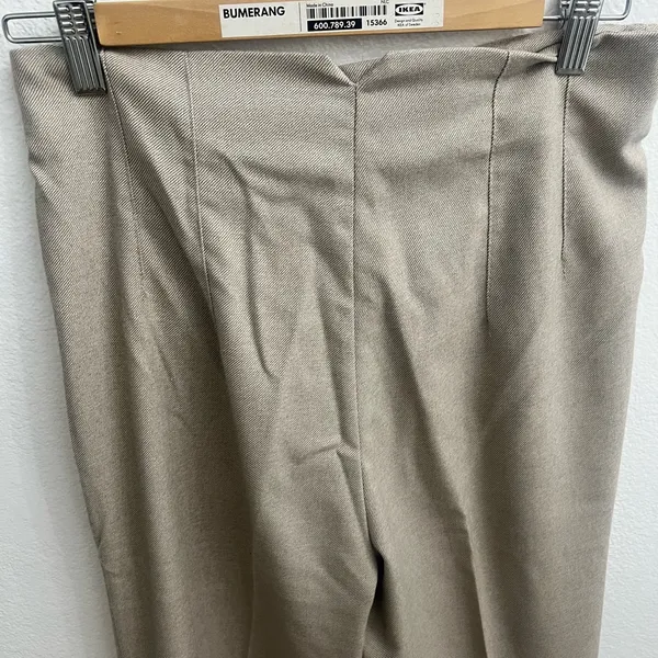 Zara Light Gray High-Waist Trousers - Image 3