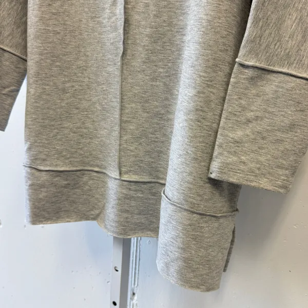 SPANX Perfect Dolman Heather Gray Sweatshirt Greatly Oversized Medium Athleisure - Image 4