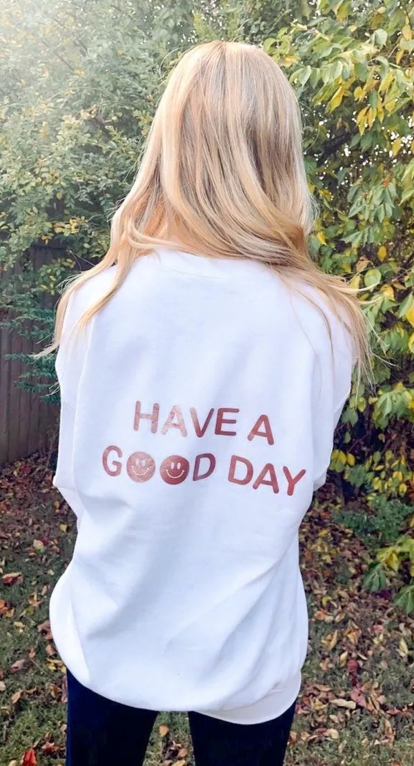 Have a good day crewneck Size M - Image 2