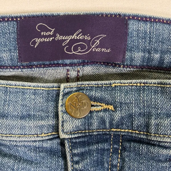 NYDJ Not Your Daughters Jeans Blue Straight Leg High Rise Denim USA Size 8 - Image 4