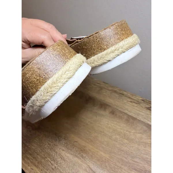 Boho Espadrille Platform Sandals DV Dolce Vita Carther Brown 7.5 - Image 10