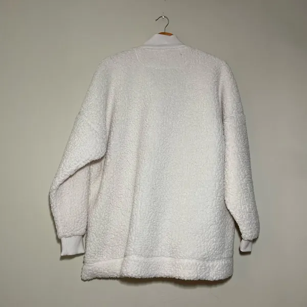 Aerie Fleece Sherpa Pullover Sweatshirt - Image 7